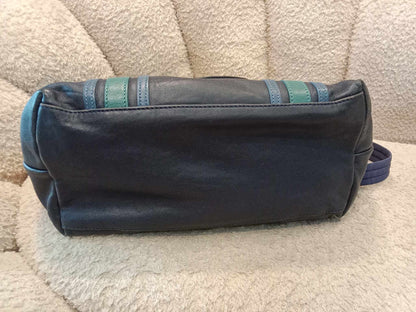 Longchamp Leather Blue Medium Limited Edition Bag