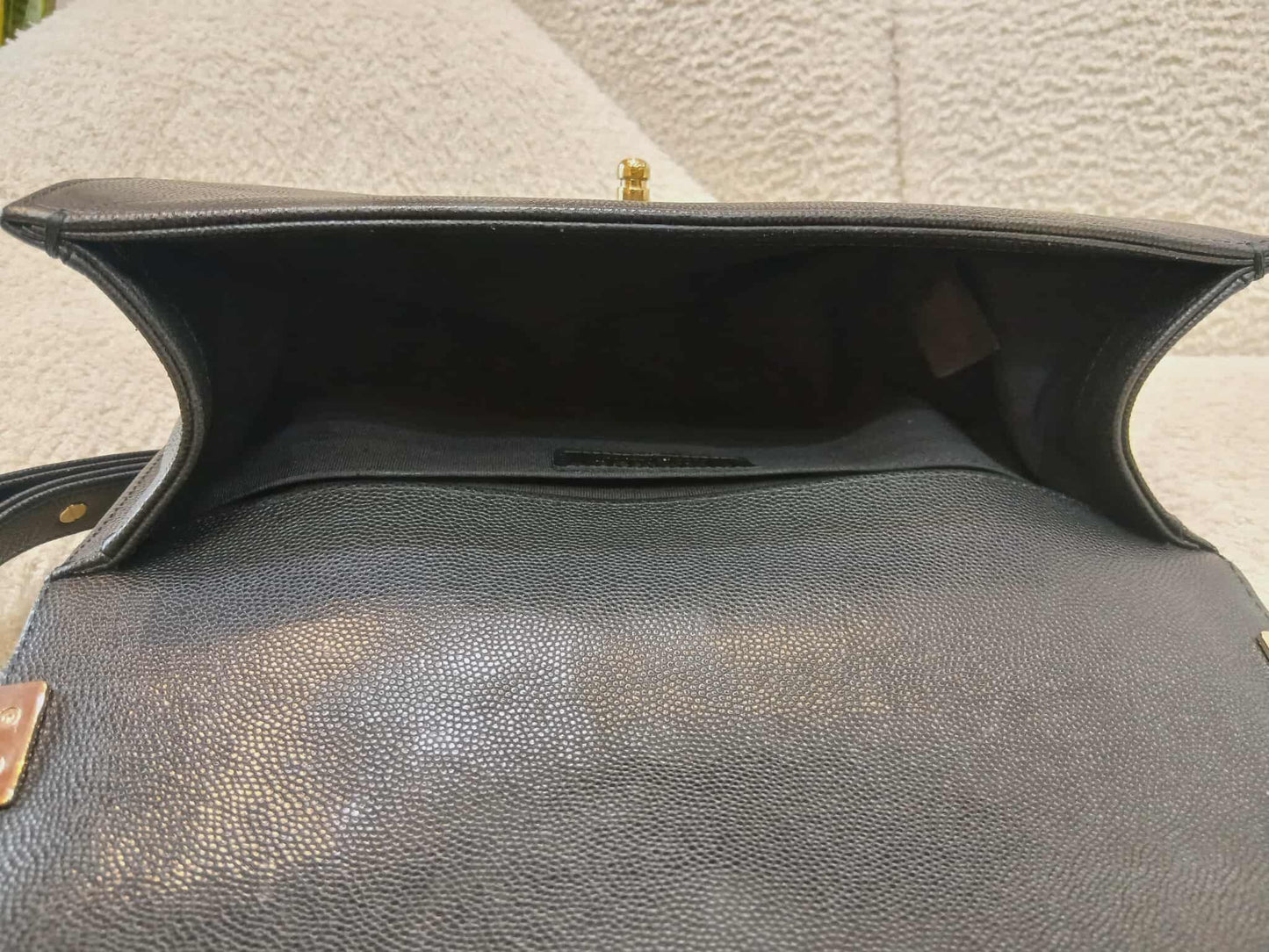 Chanel Leboy Caviar Old Medium Black Series 23