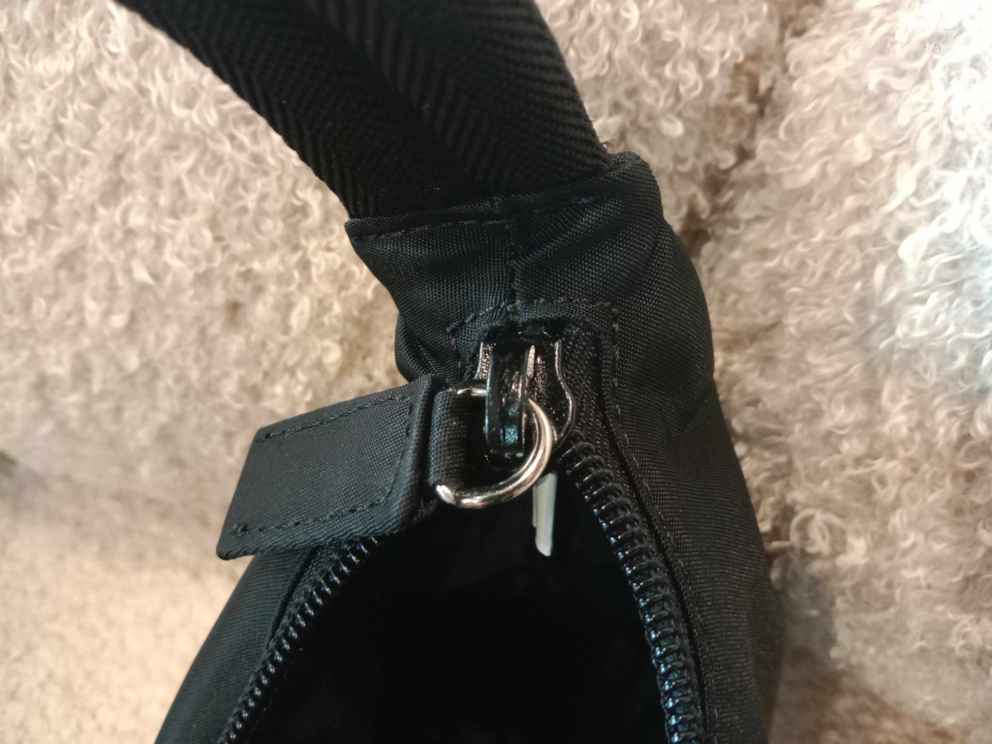 Prada Tessuto Mini Nylon Bag Black