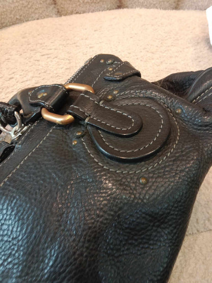 Chloe Paddington Leather Handbag Black
