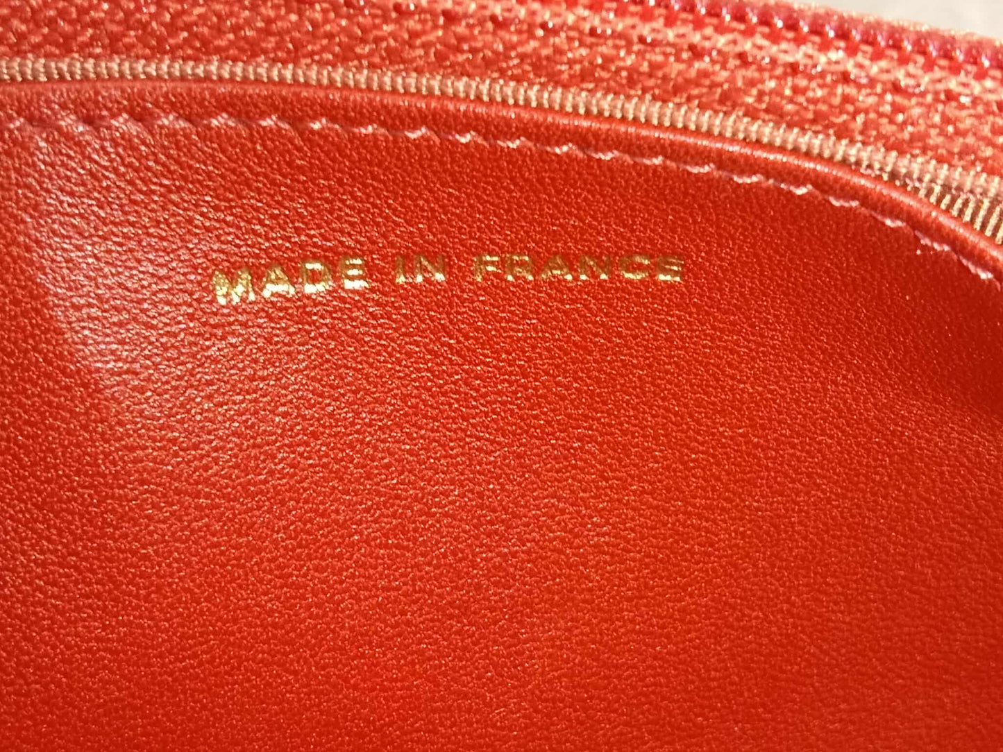 Chanel Wallet on Chain Lambskin Red Series 13