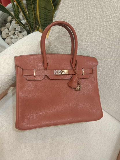 Hermes Birkin 30 Ardennes Noisette Stamp I Square 2005