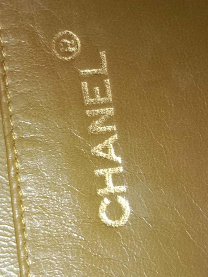 Chanel Vintage Suede Moon Bag Series 1