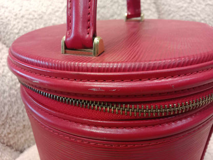 Louis Vuitton Red Epi Cannes Vanity Case