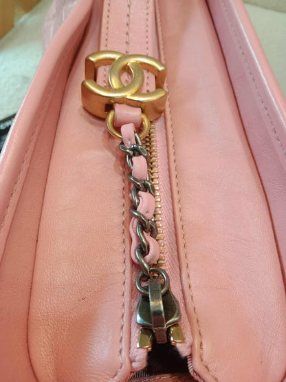Chanel Gabrielle Hobo Bag Large Pink Series 27