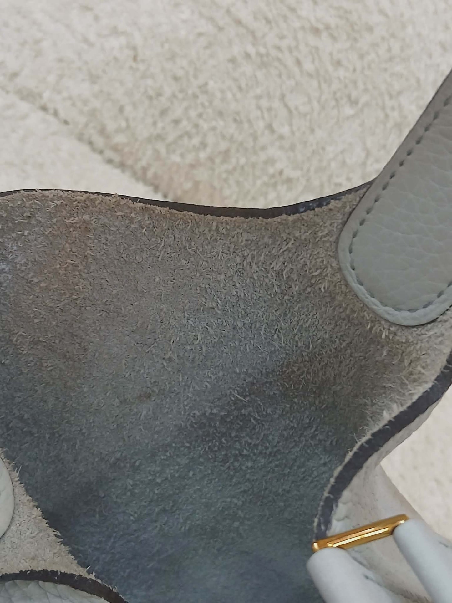 Hermes Picotin 18 Bleu Glacier Clemence Stamp Z 2021