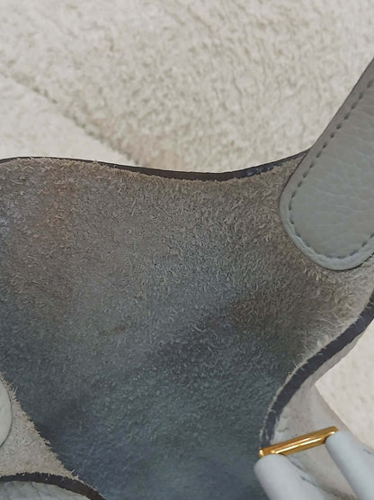 Hermes Picotin 18 Bleu Glacier Clemence Stamp Z 2021