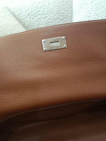 Hermes JPG 42 Gold Clemence Stamp N Square 2010