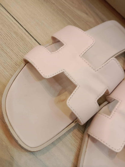Hermes Oran Blush Pnk Size 38 1/2