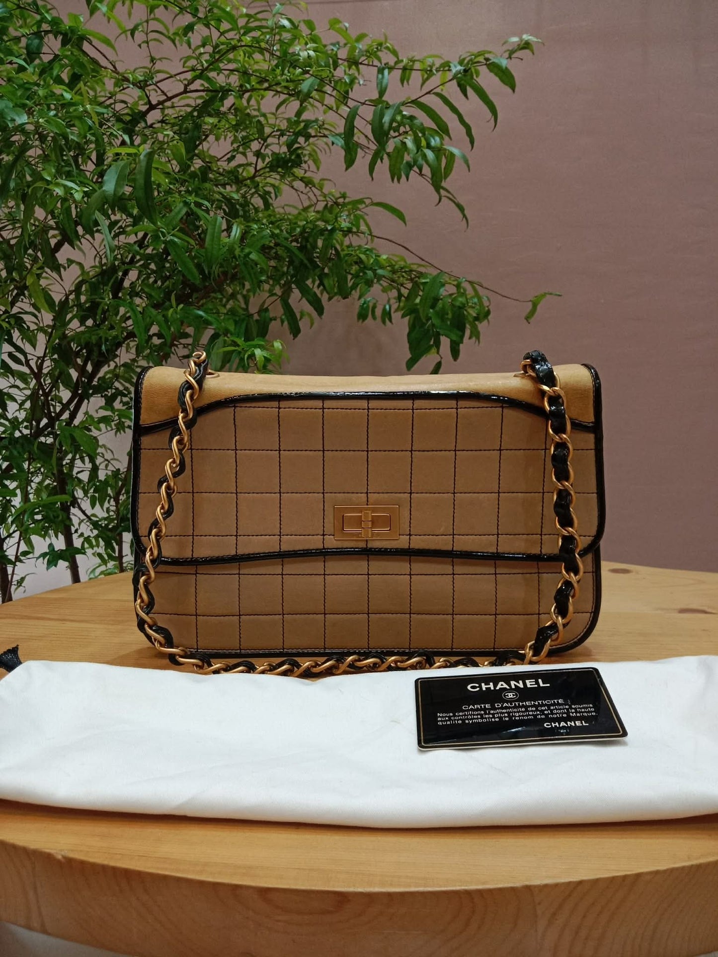 Chanel Chocolate Bar Quilted Reissue Bag Series 6