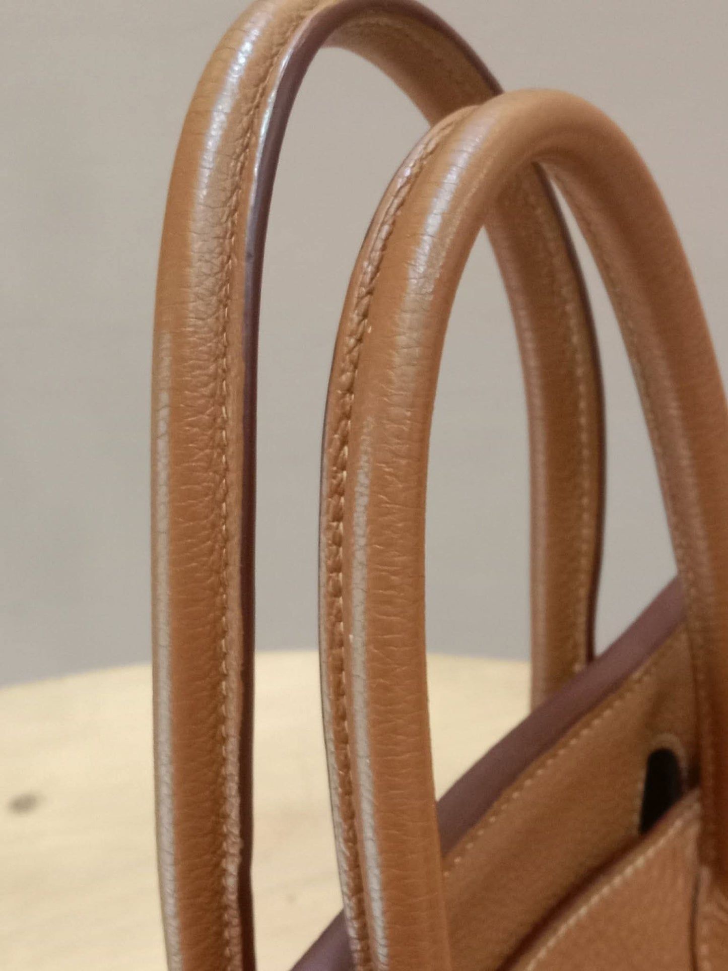 Hermes Birkin 30 Gold on Gold Clemence Stamp E Square 2001