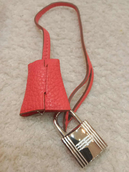 Hermes Victoria 35 Rose Jaipur Clemence Stamp R Square 2014