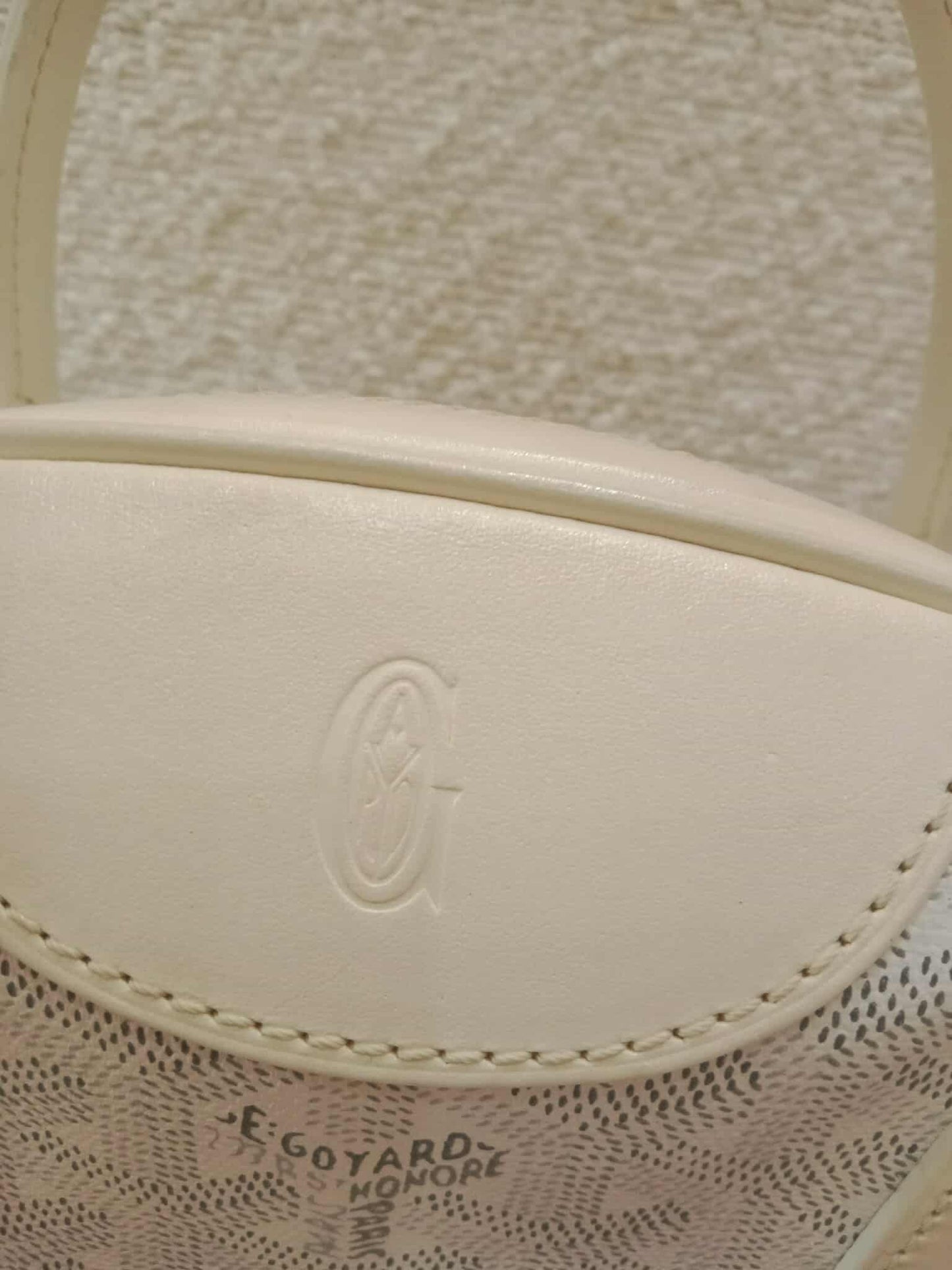 Goyard Saint Jeanne Bowler Bag White