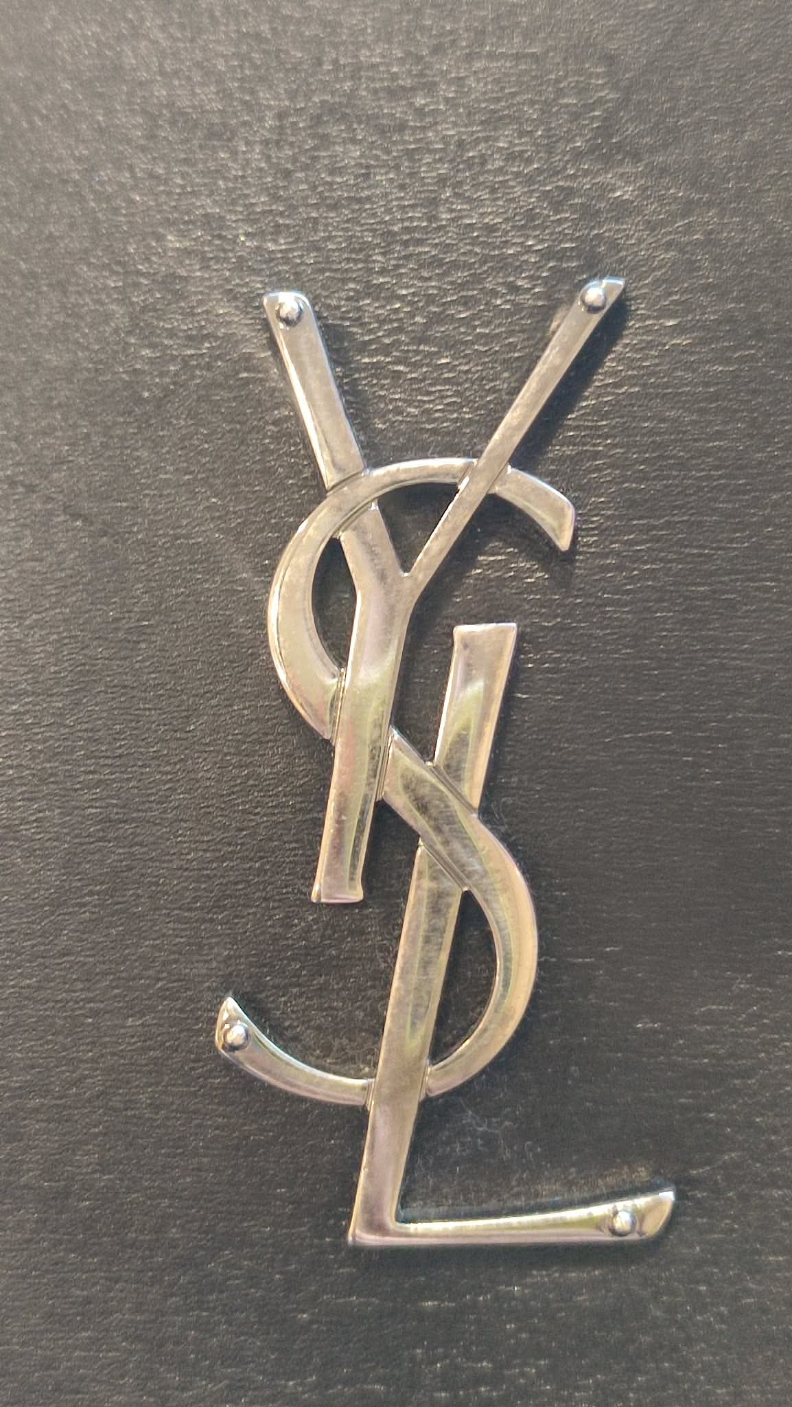 YSL Heart Black Slingbag