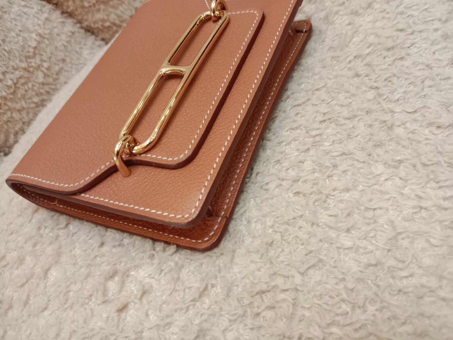 Hermes Roulis Slim Gold on Gold Epsom Stamp B 2023