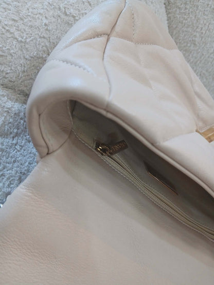 Chanel 19 Beige Lambskin Small Series 30