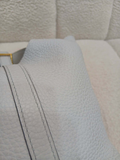 Hermes Picotin 18 Bleu Glacier Clemence Stamp Z 2021