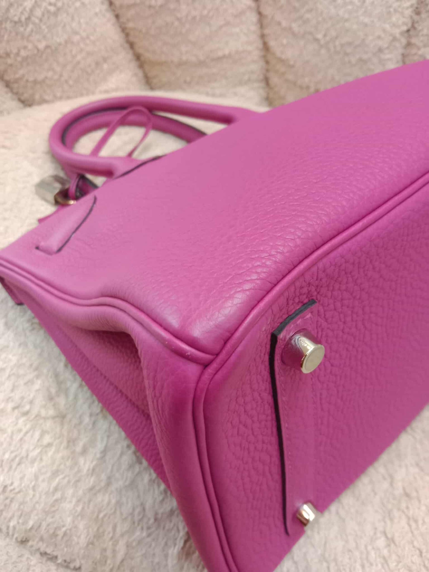 Hermes Birkin 30 Pink Fanta Togo Stamp A 2017