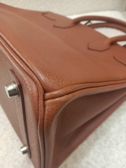 Hermes Birkin 30 Ardennes Noisette Stamp I Square 2005
