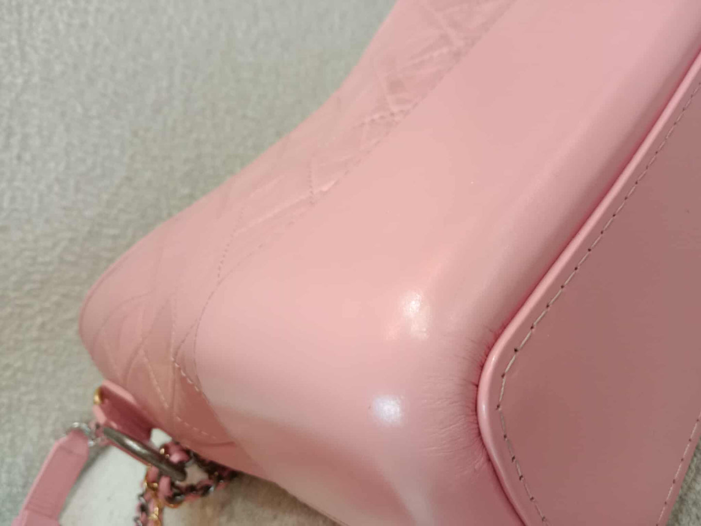 Chanel Gabrielle Hobo Bag Large Pink Series 27