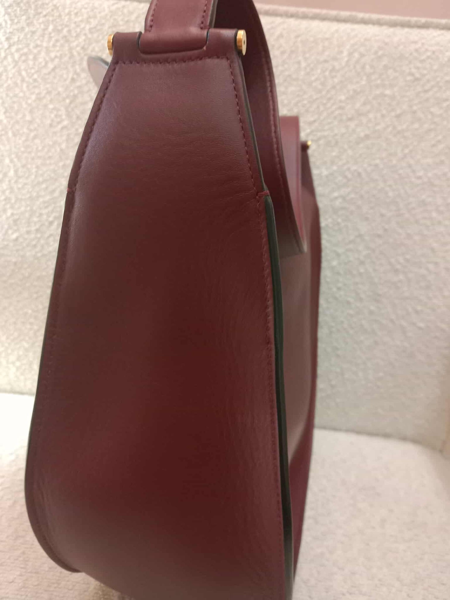 Celine Pameloto Hobo Bag Burgundy