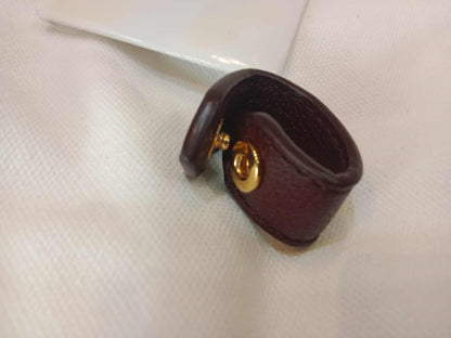 Alaia Le Teckel Suede Bag Burgundy