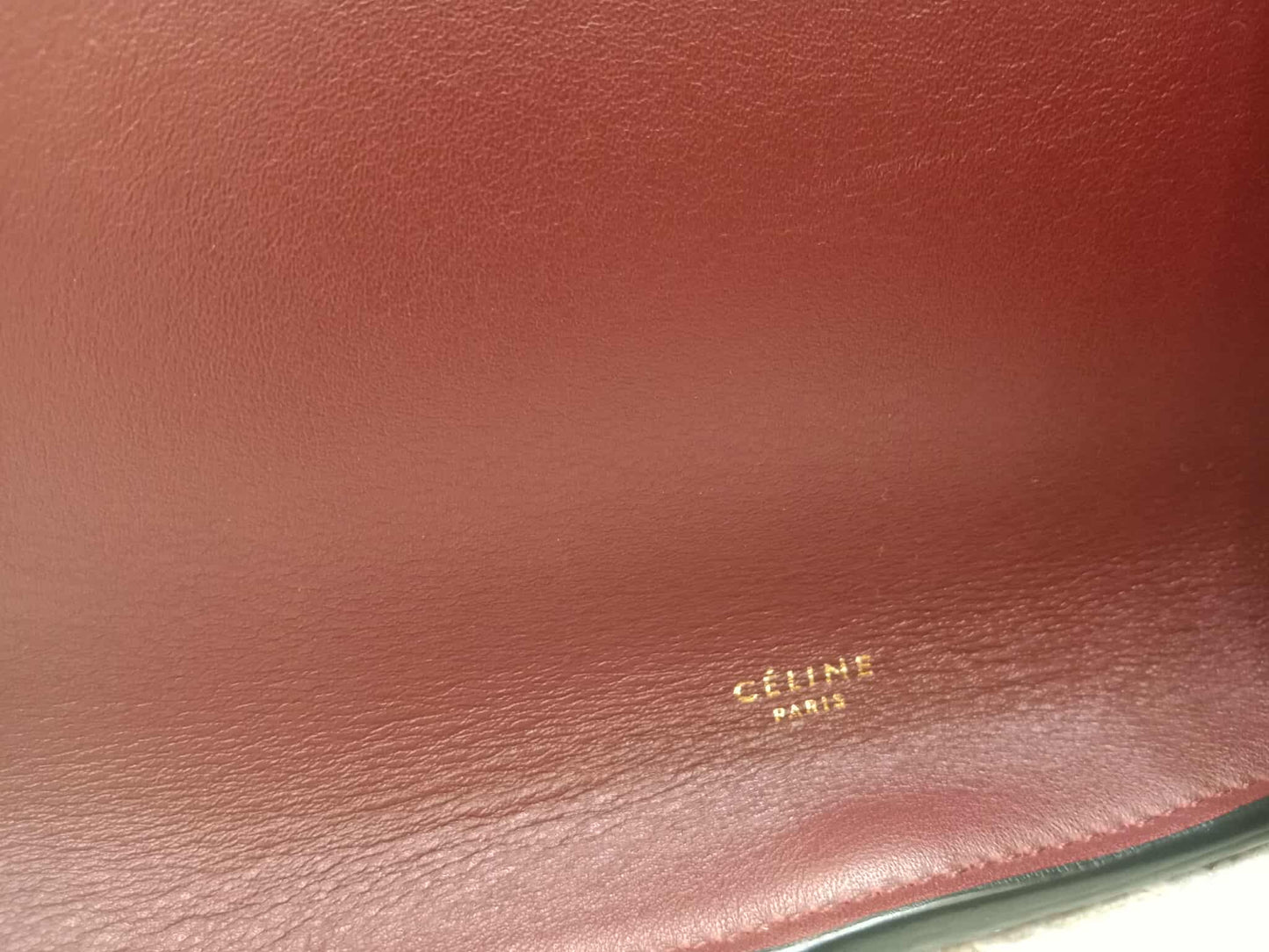 Celine Pameloto Hobo Bag Burgundy