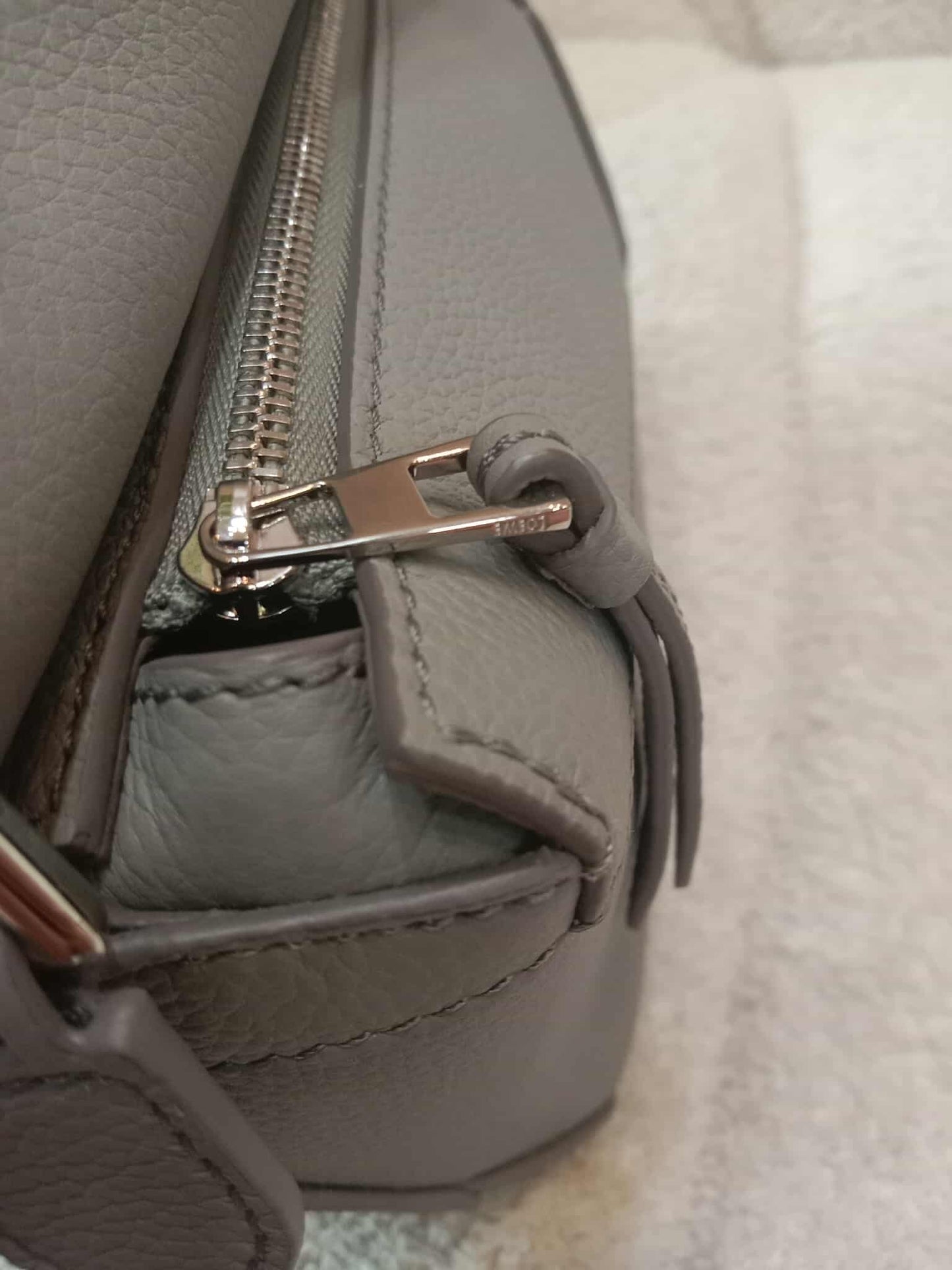 Loewe Puzzle Bag in Pearl Gray