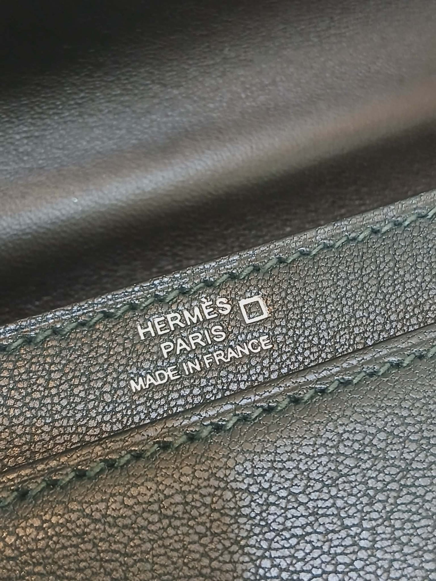 Hermes Sac Verrou Touch Chaine Mini Marquete Cypress Noir Stamp Y 2020