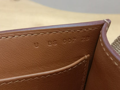Hermes Geta Chevre Mysore/Swift Etoupe GHW Stamp U 2022