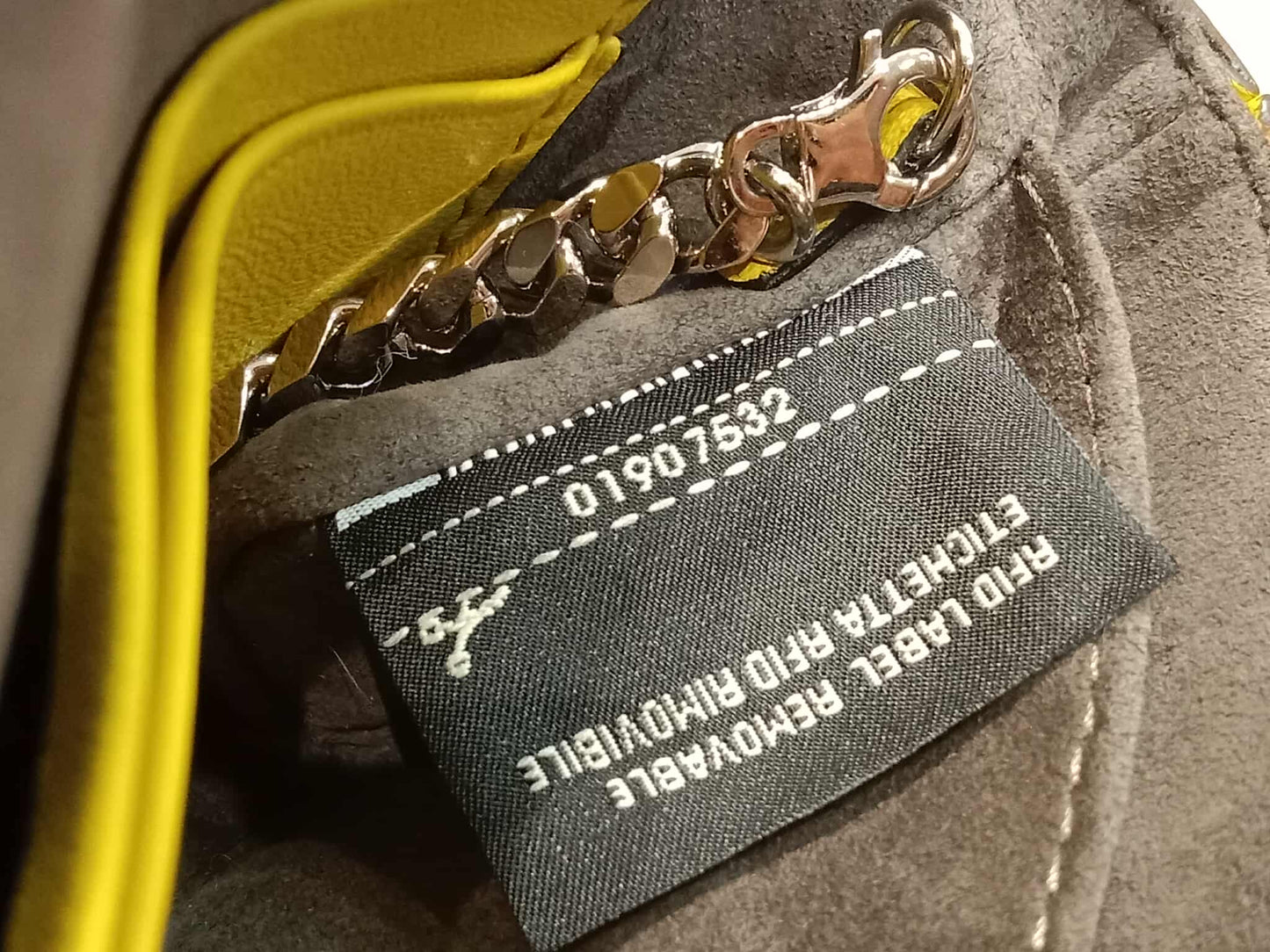 Fendi Monster Baguette Leather and Fur Micro
