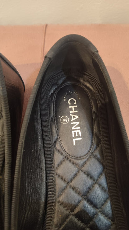Chanel Mules Black Size 38C