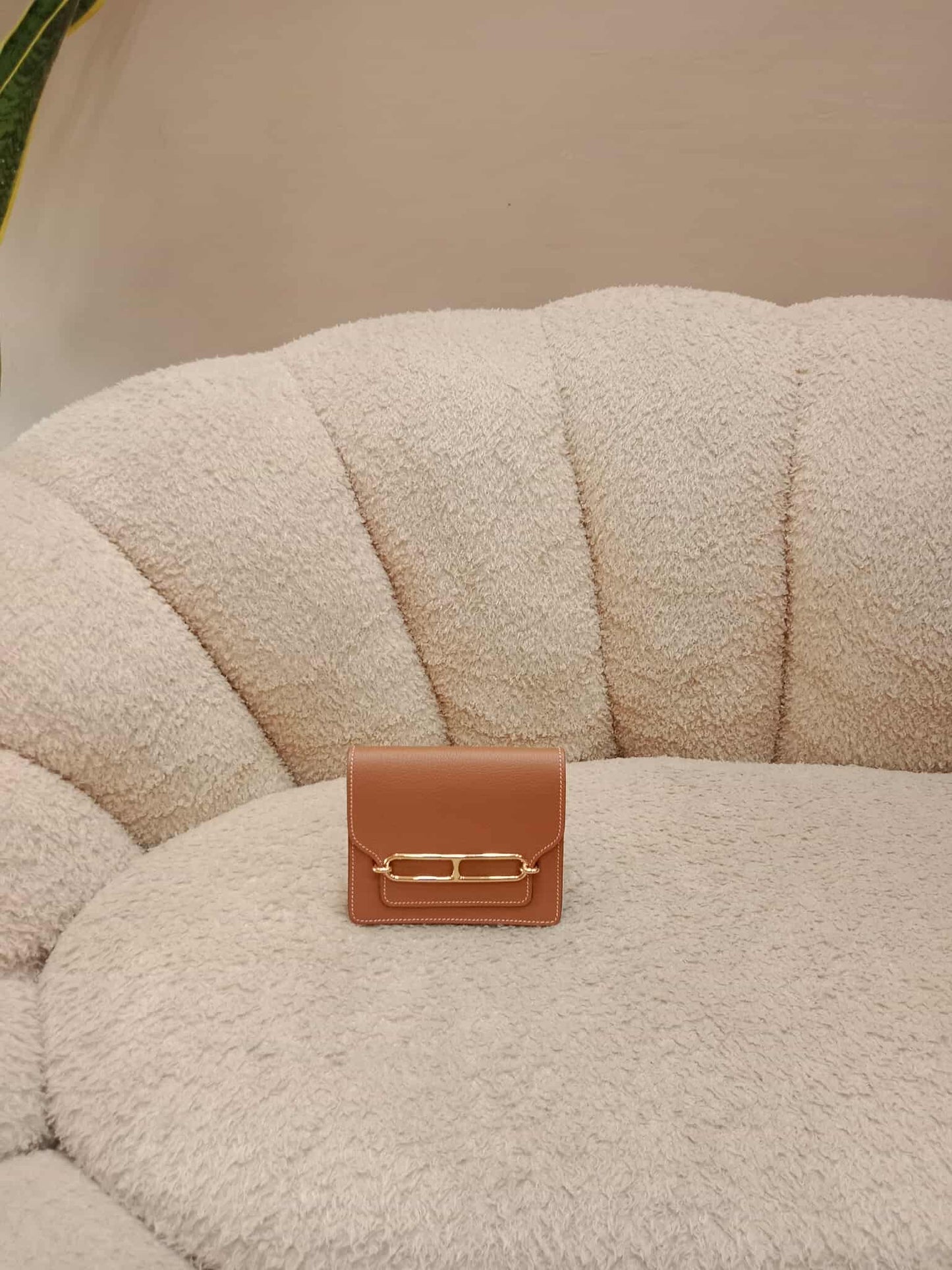 Hermes Roulis Slim Gold on Gold Epsom Stamp B 2023