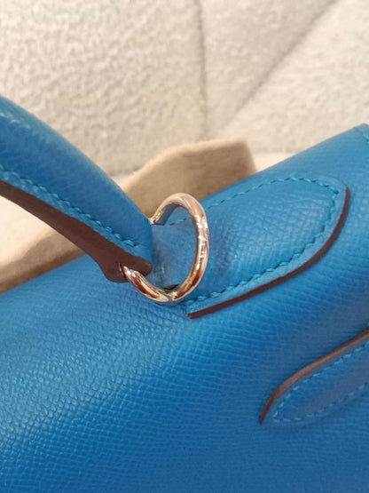 Hermes Kelly 28 Mykonos Sellier Epsom Stamp O Square 2011