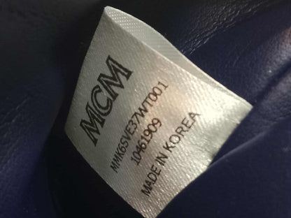 MCM Stark Side Studs Backpack Black and White