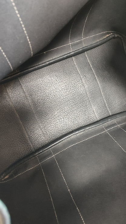 Hermes GPT 36 Noir Canvas/Leather Bag Stamp T 2015