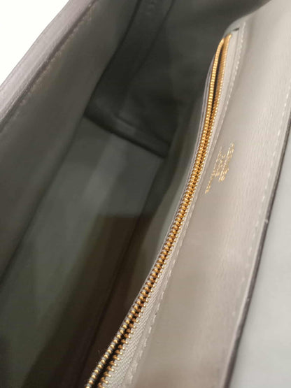 Hermes Mini 24/24 Gris Meyer Evercolor Stamp U 2022