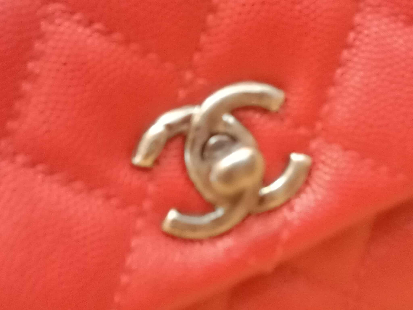 Chanel Cocohandle Caviar Red Small Series 23