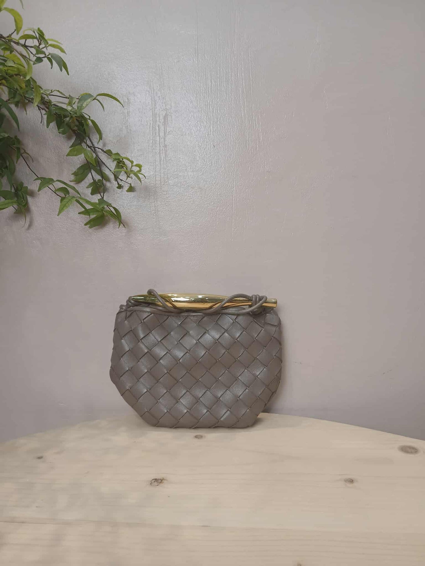 Bottega Veneta Sardine Brown Mini Bag
