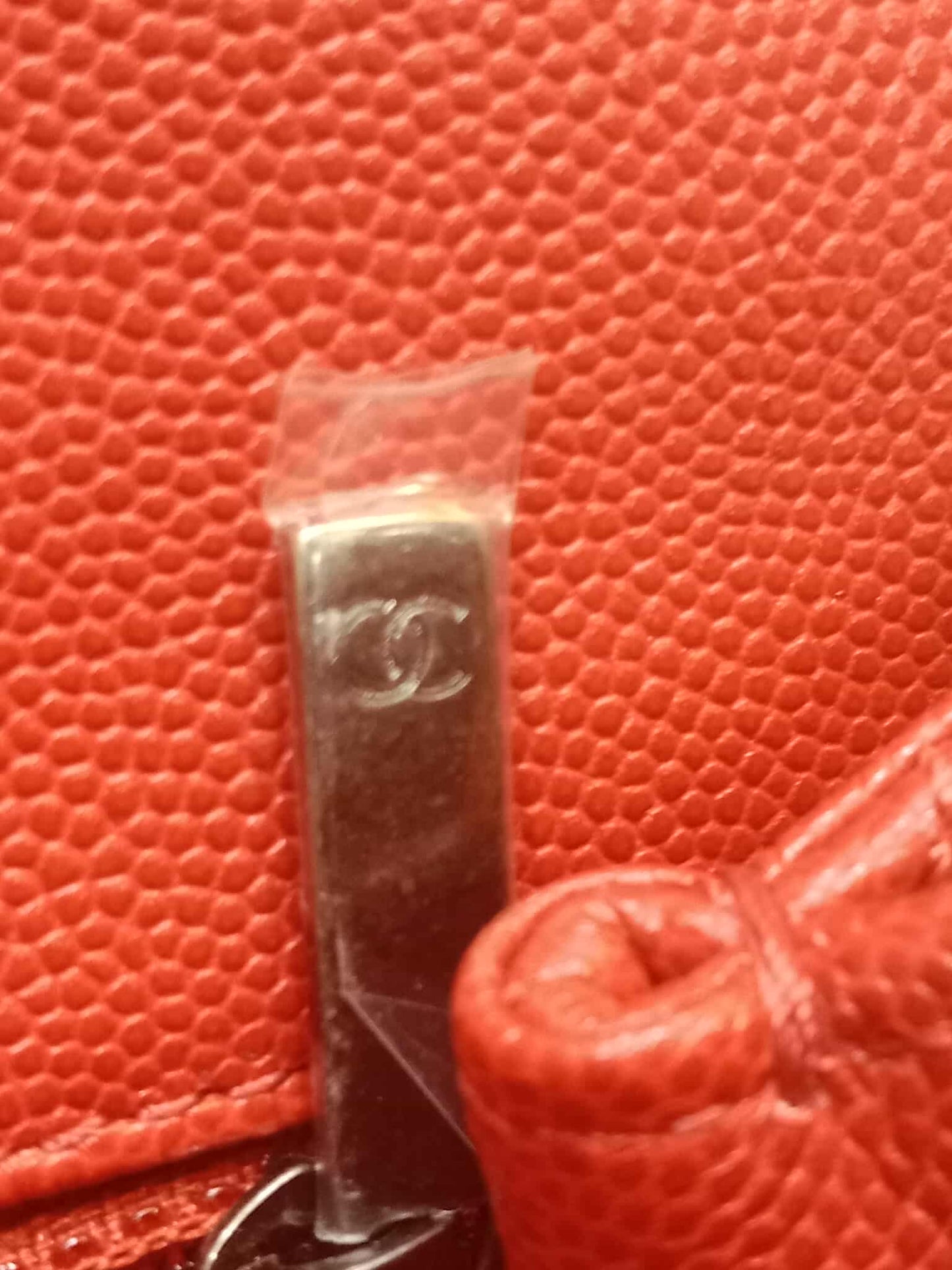 Chanel Cocohandle Caviar Red Small Series 23