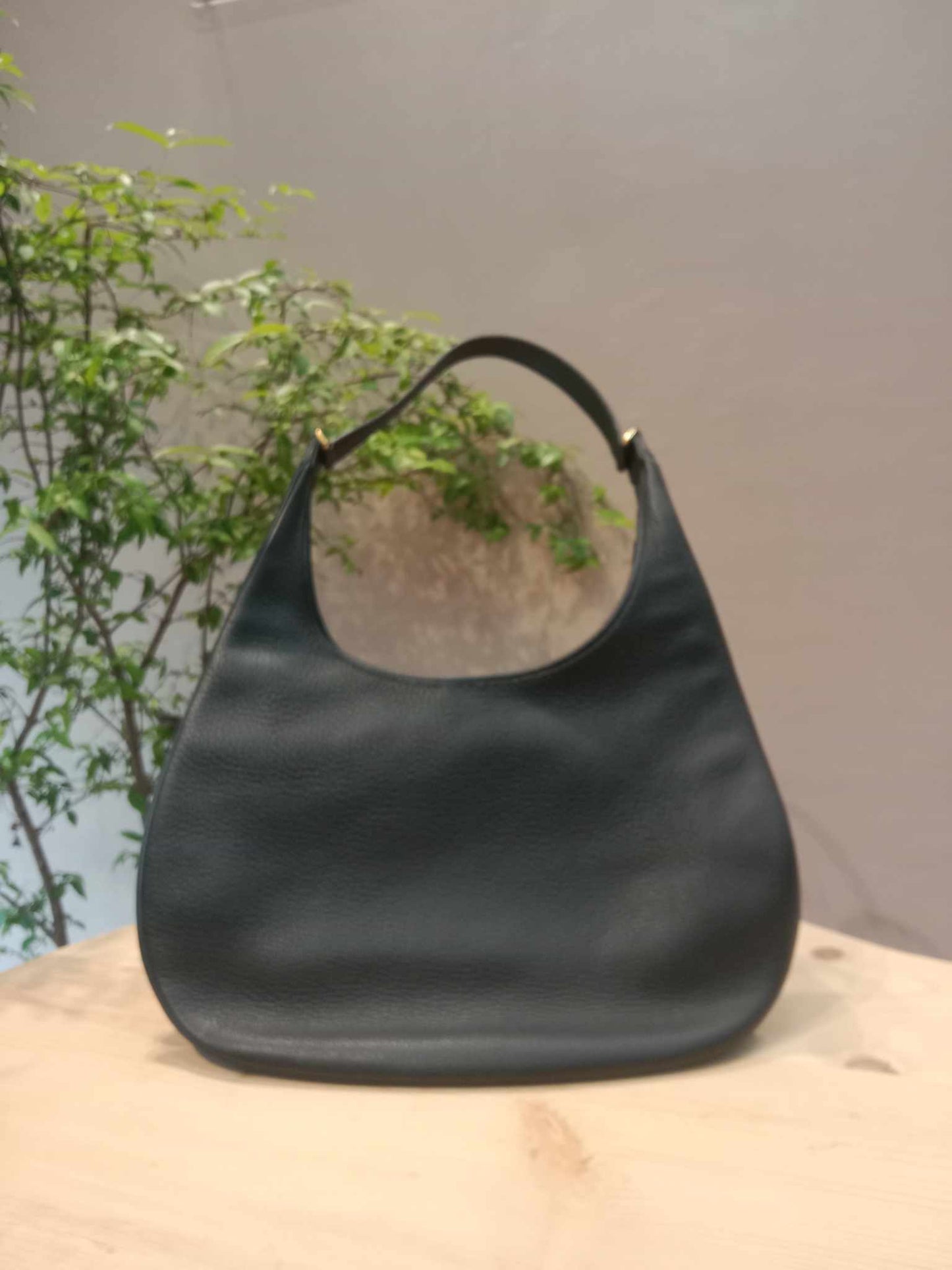 Hermes Gao Bag Black Clemence Stamp O Square 2011