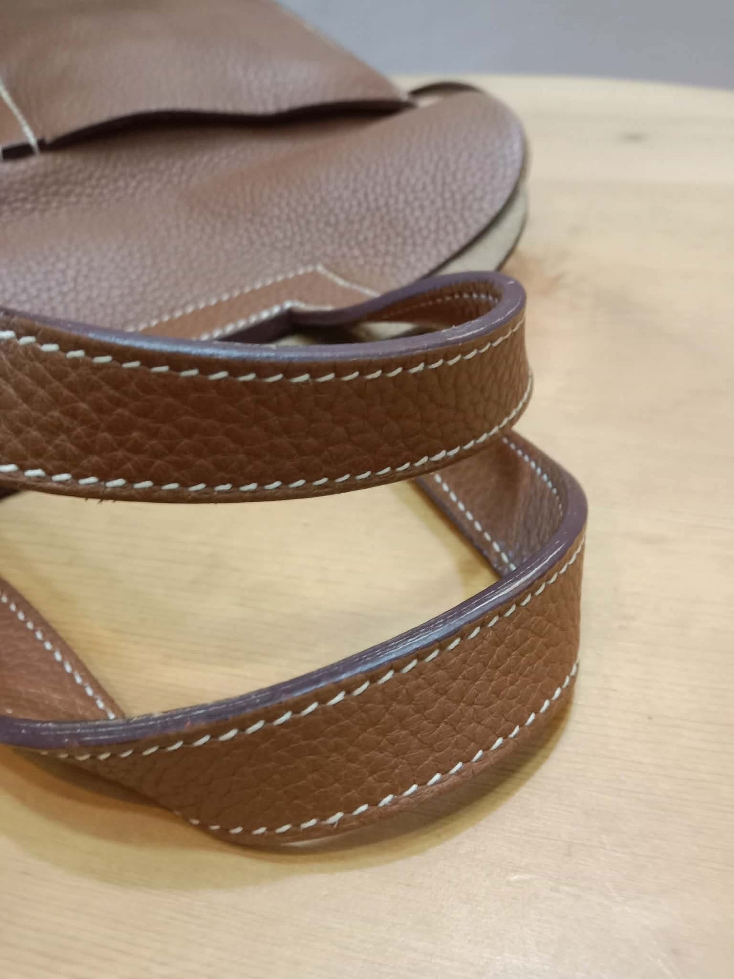 Hermes Halzan 31 Clemence Gold Stamp R 2014