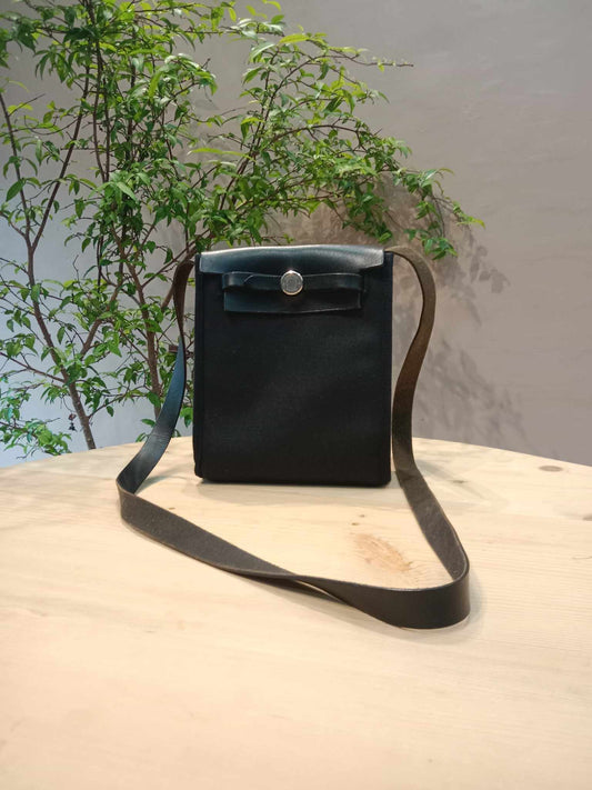 Hermes Herbag TPM Noir Stamp H Square 2004