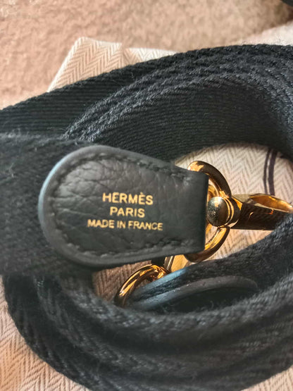 Hermes Mini Evelyne Noir Clemence Stamp U 2022