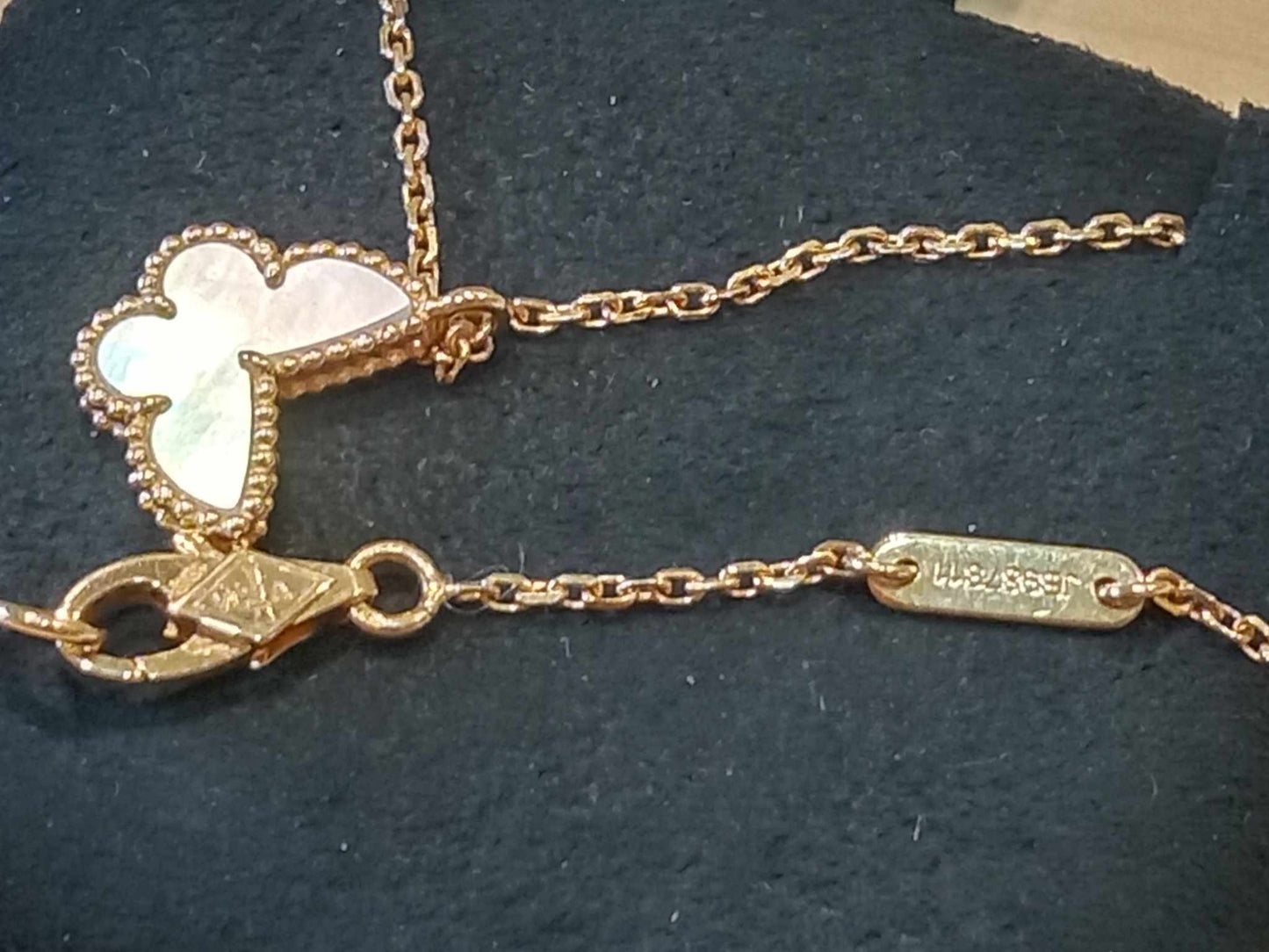 Van Cleef & Arpels Alhambra Butterfly Mother of Pearl 18K Yellow Gold