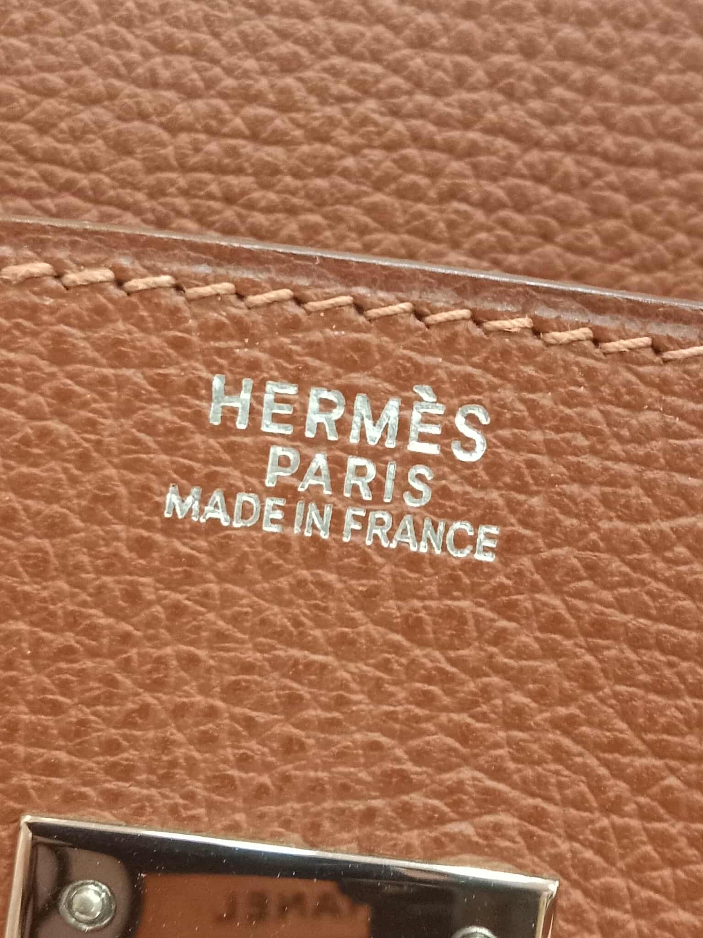 Hermes Birkin 30 Ardennes Noisette Stamp I Square 2005