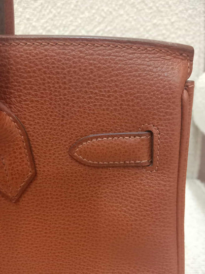 Hermes Birkin 30 Ardennes Noisette Stamp I Square 2005