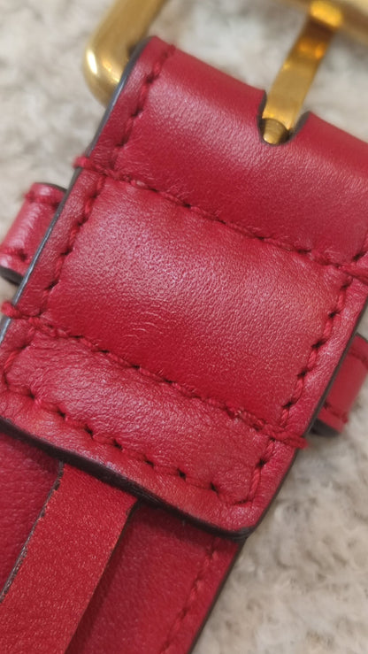 Gucci GG Marmont Beltbag Red