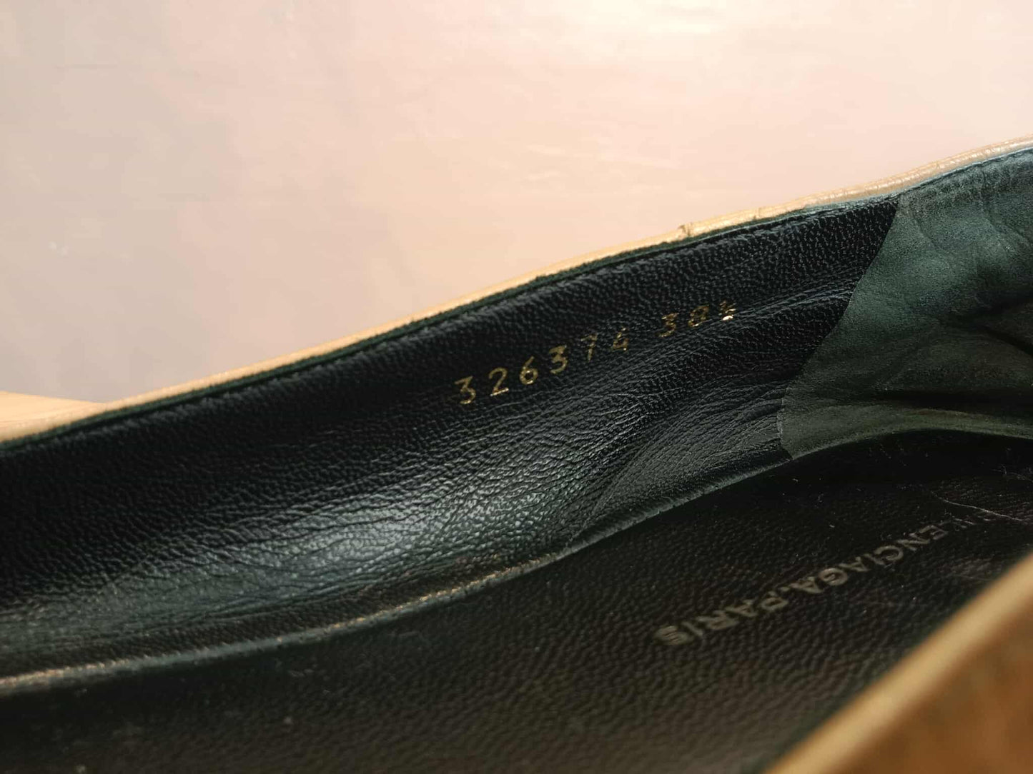 Balenciaga Beige Flat Shoes Size 38 1/2
