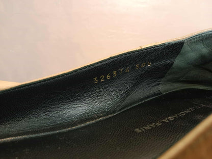 Balenciaga Beige Flat Shoes Size 38 1/2